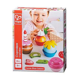 Acheter Hape Cupcakes - quatre cupcakes et différentes garnitures