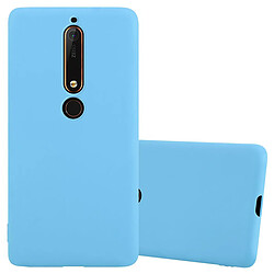 Cadorabo Coque Nokia 6,1 Etui en Bleu