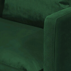 Acheter MAISON AUBERTIN Fauteuil Splendido Velours Vert 1 Place