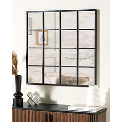 Beliani Miroir BLESLE 78 cm Noir