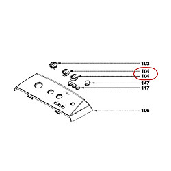 Vedette BOUTON DE COMMANDE