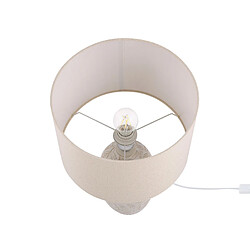 Beliani Lampe à poser en céramique beige 57 cm SALZA pas cher