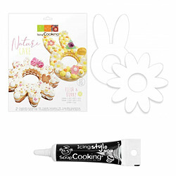 Scrapcooking Coffret Nature cake + Stylo de glaçage noir