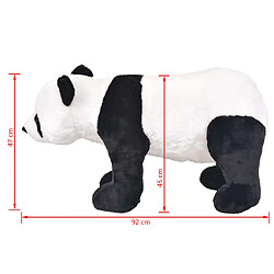 Acheter vidaXL Jouet en peluche Panda Noir et blanc XXL