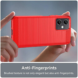 Acheter Htdmobiles Coque pour Xiaomi Poco X5 5G / Redmi Note 12 5G - housse etui silicone gel carbone + film ecran - ROUGE