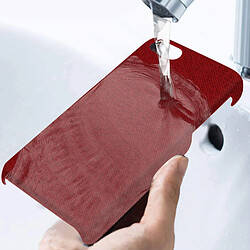 Acheter Avizar Coque iPhone SE 2020 / 8 / 7 Rigide Finition Tissu Anti-traces Lavable rouge