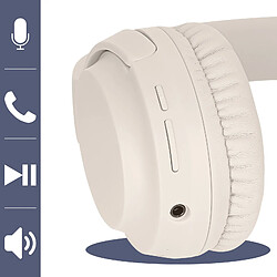 Acheter Borofone Casque Bluetooth Arceau Rembourré Entrée Jack 3.5mm Autonomie 30H Beige