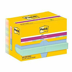 Notes Adhésives Post-it Super Sticky Multicouleur 47,6 x 47,6 mm (2 Unités)