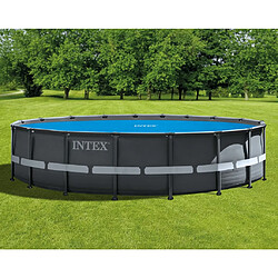 INTEX Couverture solaire de piscine bleu 538 cm polyéthylène