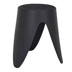 Avis The Home Deco Factory Tabouret d'appoint empilable Emma - Noir