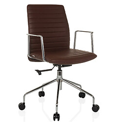 Chaise de bureau / fauteuil de direction VEMONA 30 PU marron hjh OFFICE