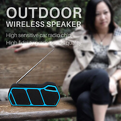 Yonis Enceinte Bluetooth Portable Outdoor Support Appel Mains-Libres Carte TF FM pas cher