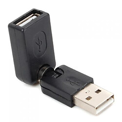 Adaptateur Convertisseur USB 2.0 Câble Pivotante Mâle vers Femelle Torsion