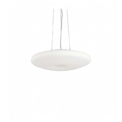 Ideal Lux Suspension Blanche GLORY 3 ampoules Hauteur 80 Cm