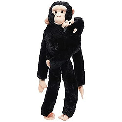 Wild Republic chimpanzA avec peluche pour bAbA, Animal en peluche de singe, Jouet en peluche, cadeaux pour enfants, Suspendu 20 pouces