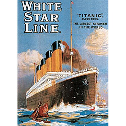 Eurographics Titanic White Star Line Puzzle 1000 piAces (6000-1333)