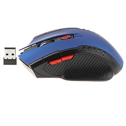 Acheter Souris sans fil 2.4ghz usb pour souris optiques d'ordinateur portable de défilement bleu