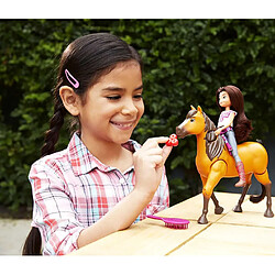 Avis Mattel Cheval Galopant Articulé et Poupée Lucky Spirit l'Indomptable avec Accessoires Multicolore