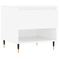 Acheter vidaXL Tables basses 2 pcs blanc 50x46x50 cm bois d'ingénierie