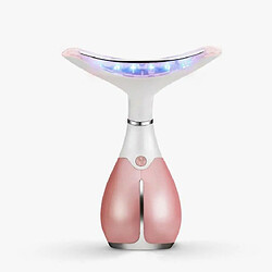 Chrono Appareil Anti Rides Visage, Appareils Lifting Massage Visage, Anti-âge Soin de Peau Beauté Appareil, Tonification Pour Le Visage Raffermissement Levage Cou, Réduction des Pores, Rechargeable-Rose