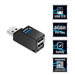 Acheter Adaptateur de Charge D'alimentation de Répartiteur de Concentrateur USB 3 Ports pour Ordinateur Portable PC Téléphone