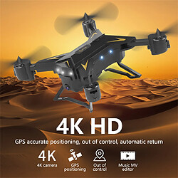 KY601G GPS Drone avec 4K Caméra HD 5G WIFI FPV RC Quadcopter Pliable Drone Noir