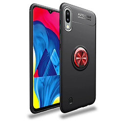 Wewoo Coque Souple TPU Antichoc pour Galaxy M10 avec support invisible Noir Rouge