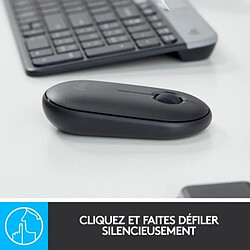 Avis Souris sans fil - Logitech - M350 Pebble - Bluetooth - silencieuse - Noir