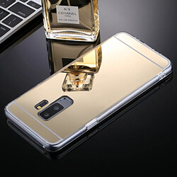 Wewoo Coque or pour Samsung Galaxy S9 + acrylique + TPU galvanoplastie miroir protecteur étui de protection arrière