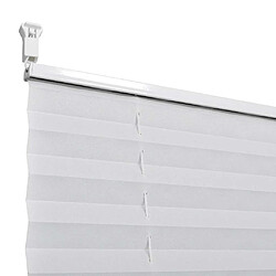 vidaXL Store plissé 40x150 cm Blanc pas cher