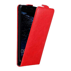 Cadorabo Coque Huawei P10 LITE Etui en Rouge