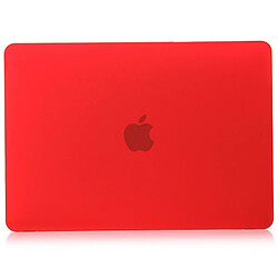 Wewoo Housse Sacoche Etui de protection pour ordinateur portable style mat pour MacBook Air 13,3 pouces A1932 (2018) (Rouge)