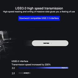 Acheter Wewoo Disques SSD externes 1 To 2.5 pouces USB 3.0 Transmission haute vitesse Disque dur mobile à semi-conducteurs ultra-léger et léger Noir