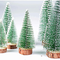 Acheter Universal 9pcs Le mini-arbre de Noël artificiel a des effets de neige, décoration de table