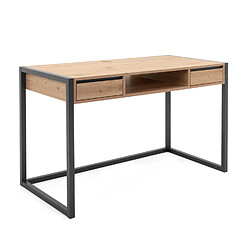 Concept Usine Bureau industriel bois et noir KOTOR