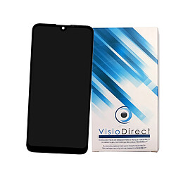 Ecran complet pour WIKO View 3 Pro Noir Nightfall 6.3" Ecran LCD + vitre tactile Téléphone portable -VISIODIRECT-