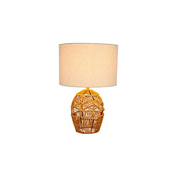 Lampe Pied En Corde Papier Ajay - Ostaria