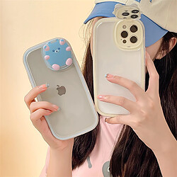 Avis GUPBOO Étui pour iPhone13ProMax Étui de téléphone transparent pour miroir de maquillage ours simple pour femme