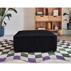 Lisa Design Stella - pouf - en velours côtelé grosses côtes pas cher