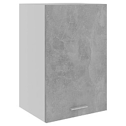 vidaXL Armoire suspendue Gris béton 39,5x31x60 cm Bois d'ingénierie