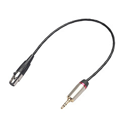 Câble De Connecteur Audio Microphone 3,5 Mm Mâle Vers XLR Femelle 1m