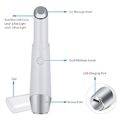 Universal Appareil de massage des yeux électrique Réduction des rides Portable Anti-âge Soins de la peau Ions négatifs Photothérapie Appareil de beauté du visage pas cher