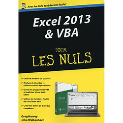 Excel 2013 & VBA pour les nuls - Occasion