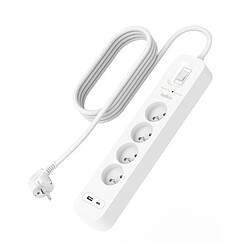 Avis Rallonge 4 prises Schuko avec interrupteur Belkin SRB001CA2M (2 m)