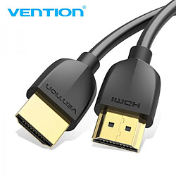 Câble portable Vention HDMI mâle vers HDMI mâle 2.0 4K - 2 m - Couleur noire