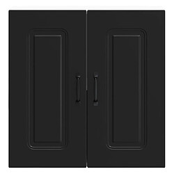 Acheter vidaXL Armoire murale de cuisine Kalmar noir bois d'ingénierie