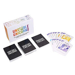 Universal Jeu de cartes de carte Unicorns instable jeu de cartes de société stratégique