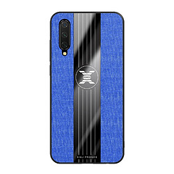 Wewoo Coque Souple Pour Xiaomi Mi CC9 XINLI étui en TPU antichoc Texture Bleu