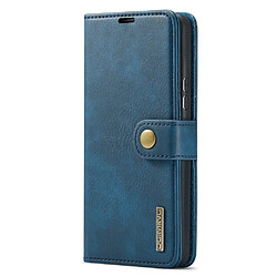 Etui en PU DG.MING magnétique avec support bleu pour votre Samsung Galaxy A53 5G