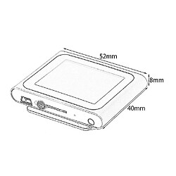 Acheter Universal Affichage d'écran LCD de 1,8 pouce portable Affichage de 6e génération Music Media MP4